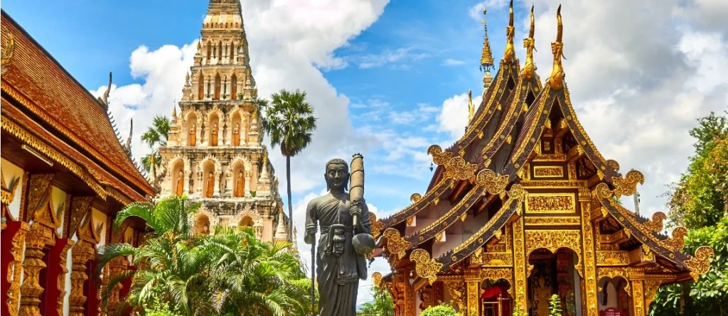 Image shows a Thai temple