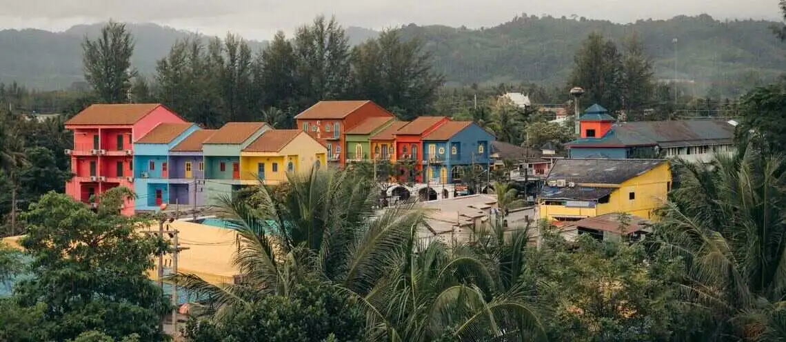 Raining in Thailand.